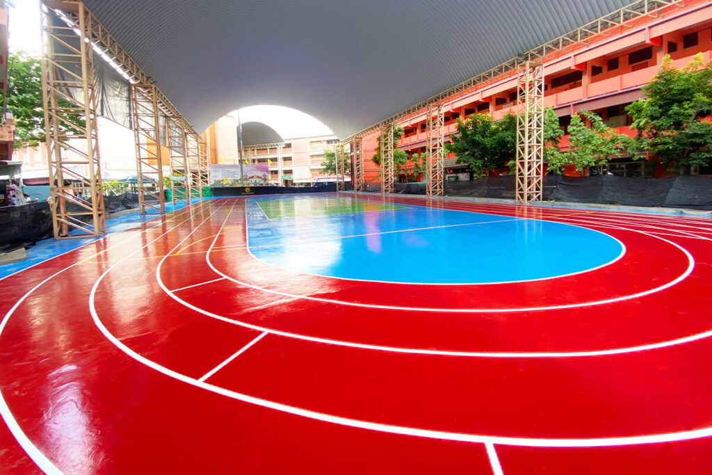 โครงการปรับปรุงลานโดมอเนกประสงค์และสนามกีฬา โรงเรียนลาดปลาเค้าพิทยาคม