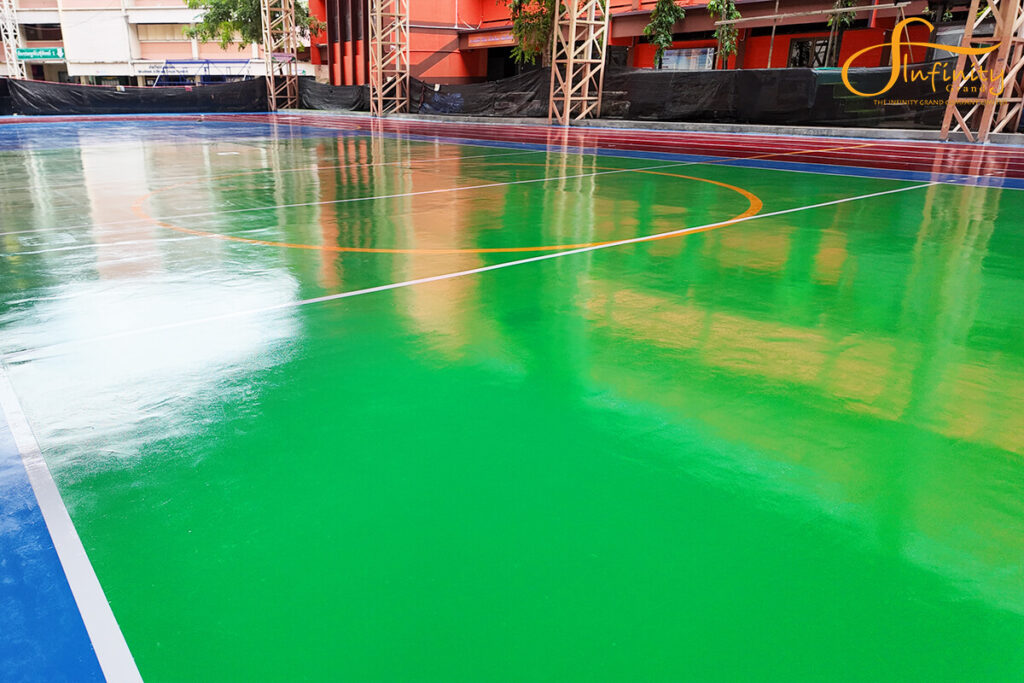 โครงการปรับปรุงลานโดมอเนกประสงค์และสนามกีฬา โรงเรียนลาดปลาเค้าพิทยาคม