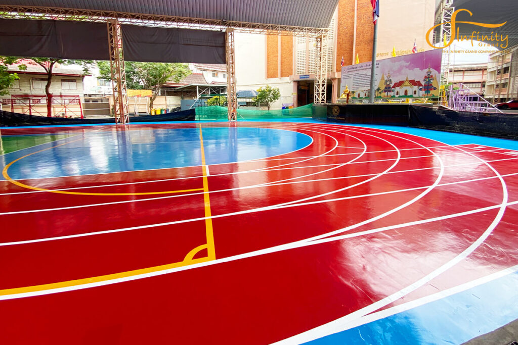 โครงการปรับปรุงลานโดมอเนกประสงค์และสนามกีฬา โรงเรียนลาดปลาเค้าพิทยาคม